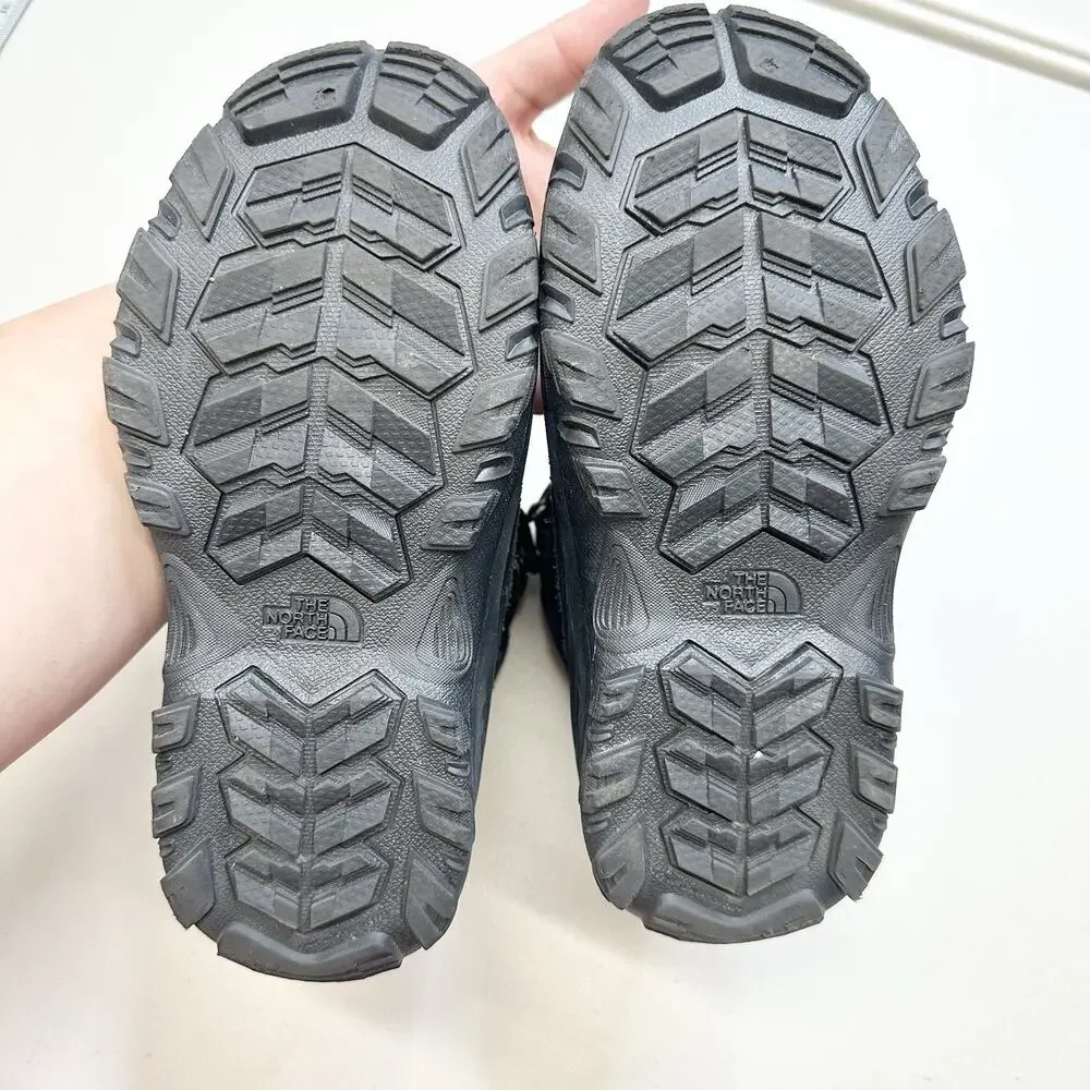 The North Face Kids 4 Black Leather Chilkat V Lace Waterproof Hiking Boot Winter